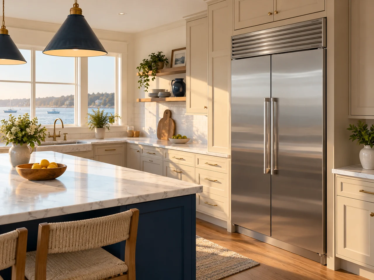 Illustration of a Sub-Zero refrigerator