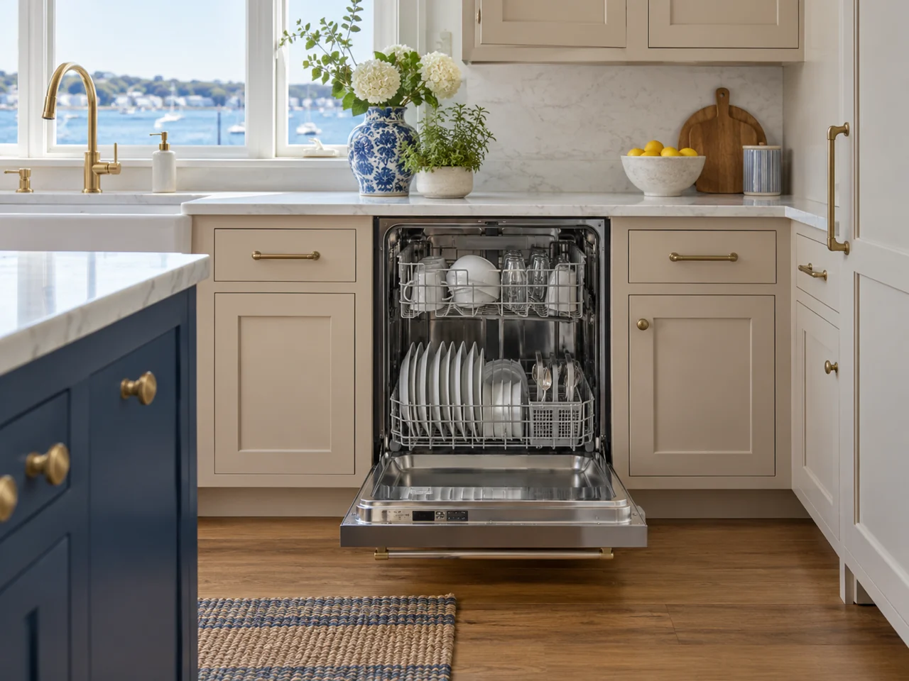 Illustration of a Monogram dishwasher
