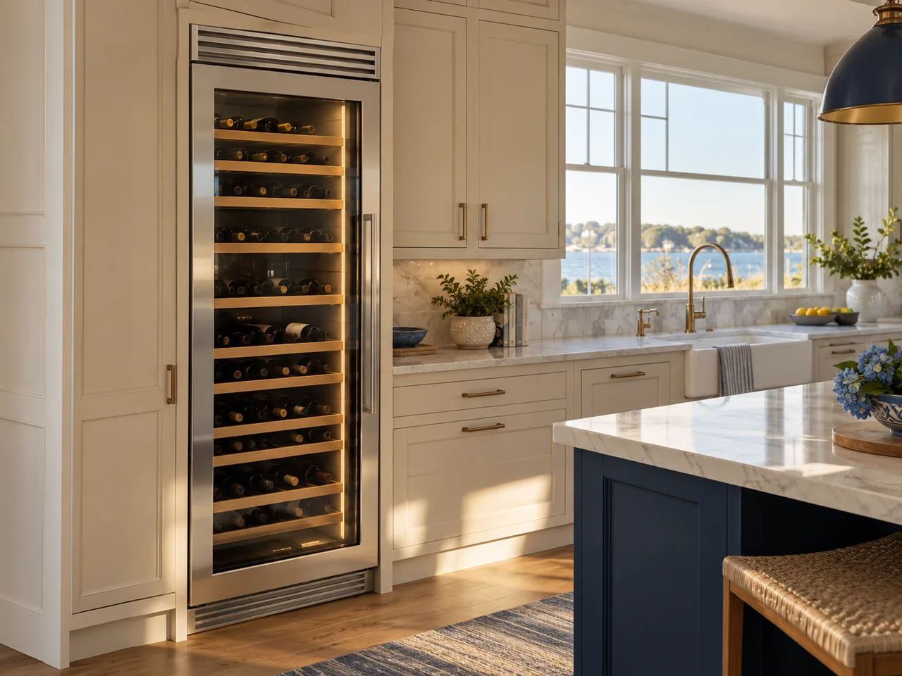 Illustration of a Sub-Zero wine cooler