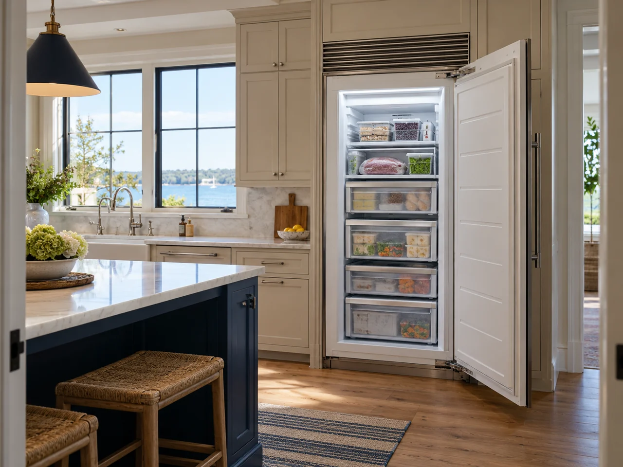 Illustration of Sub-Zero freezer